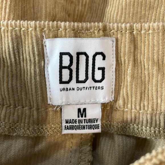 Urban Outfitters BDG Tan Corduroy Button Front Mini Selma Skirt Size Medium - Picture 4 of 9